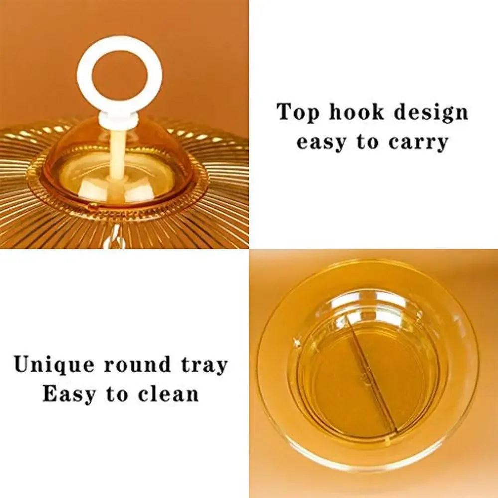 Elegant Decorative Bird Cage with Swing & Drinking Fountain - ClubOn