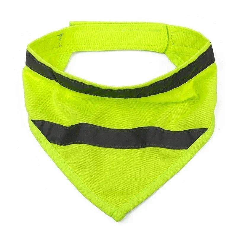 Reflective Triangular Dog Bandanas – Bright Colors - ClubOn