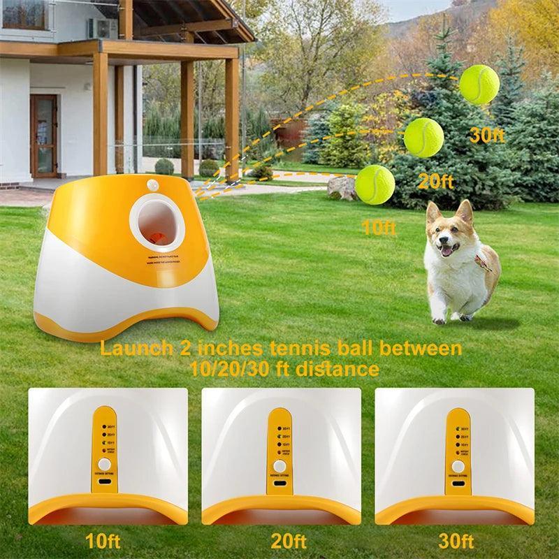 Automatic Dog Tennis Ball Launcher - ClubOn