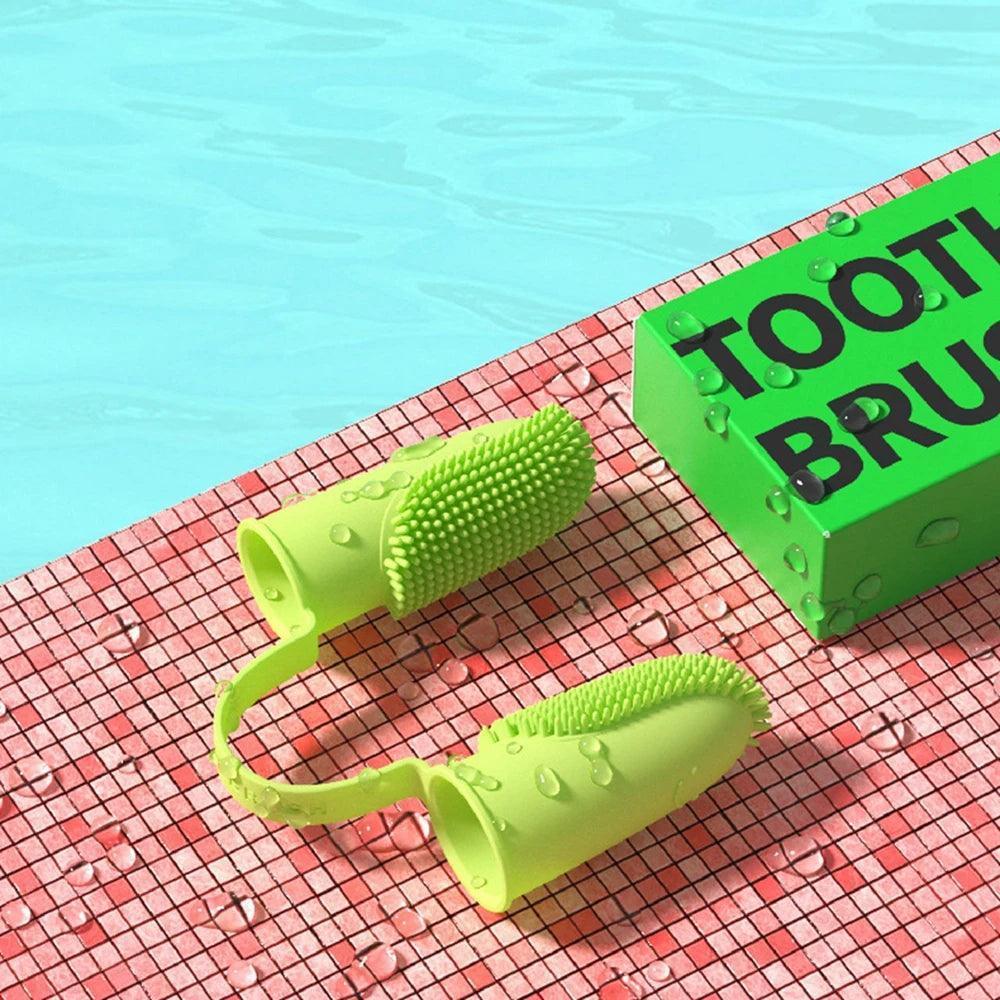 Soft Dog Toothbrush Set for Effective Oral Care - ClubOn