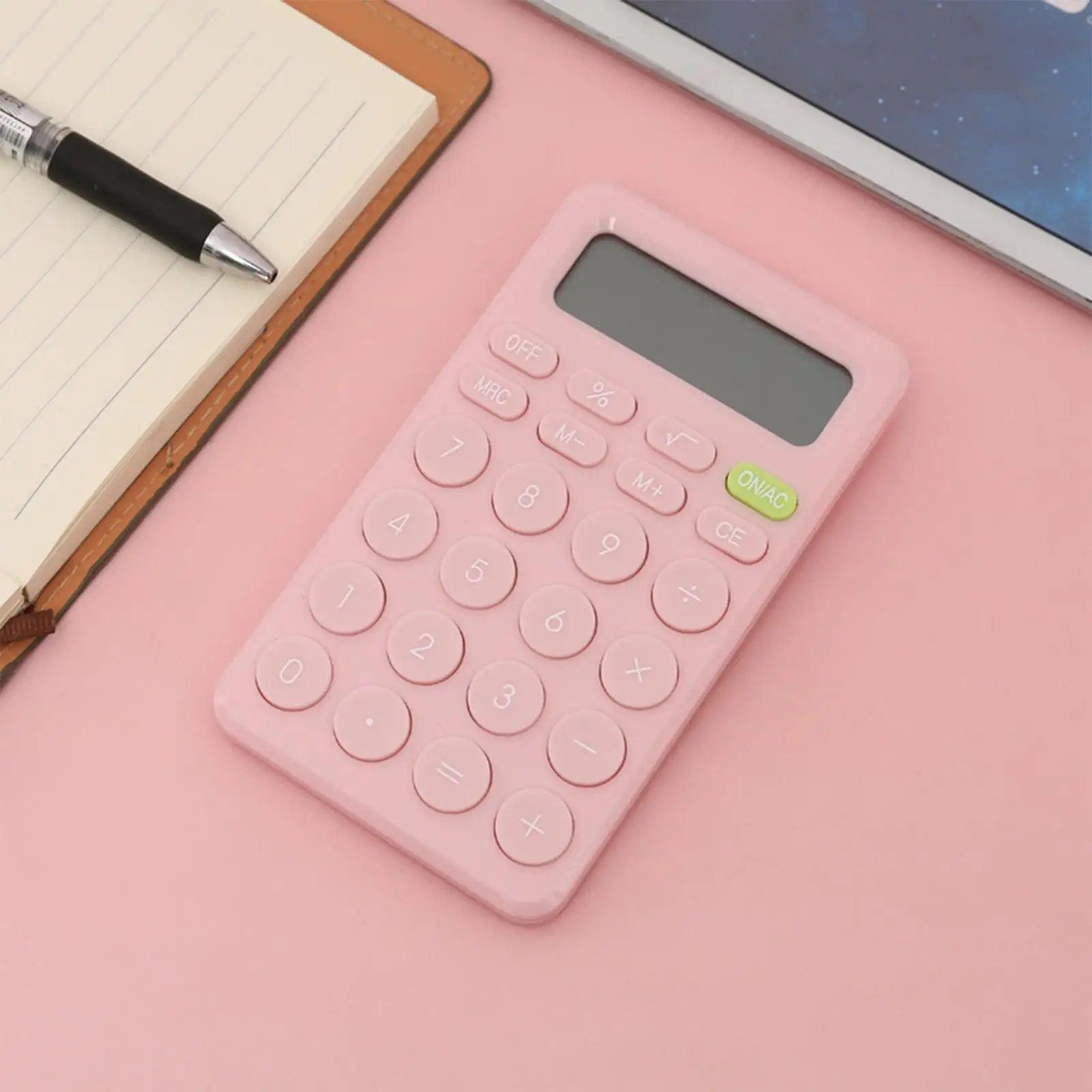 Multi-Color Electronic Calculator - Portable Learning Aid - ClubOn