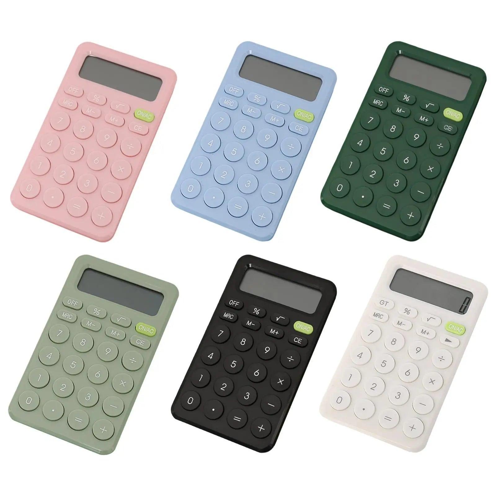 Multi-Color Electronic Calculator - Portable Learning Aid - ClubOn