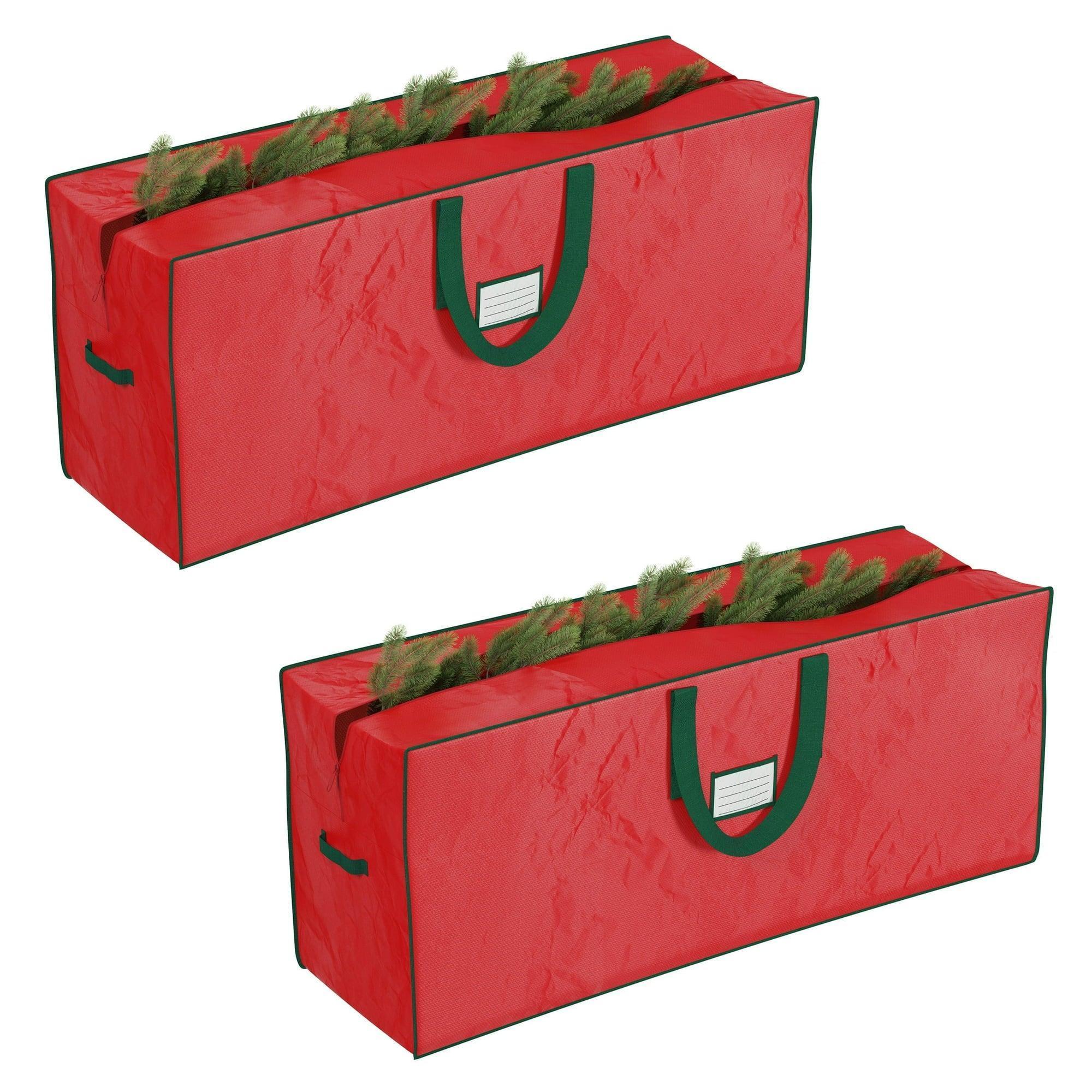 Elf Stor Set of 2 Christmas Tree Storage Bags for 7.5 FT Artificial Trees - ClubOn
