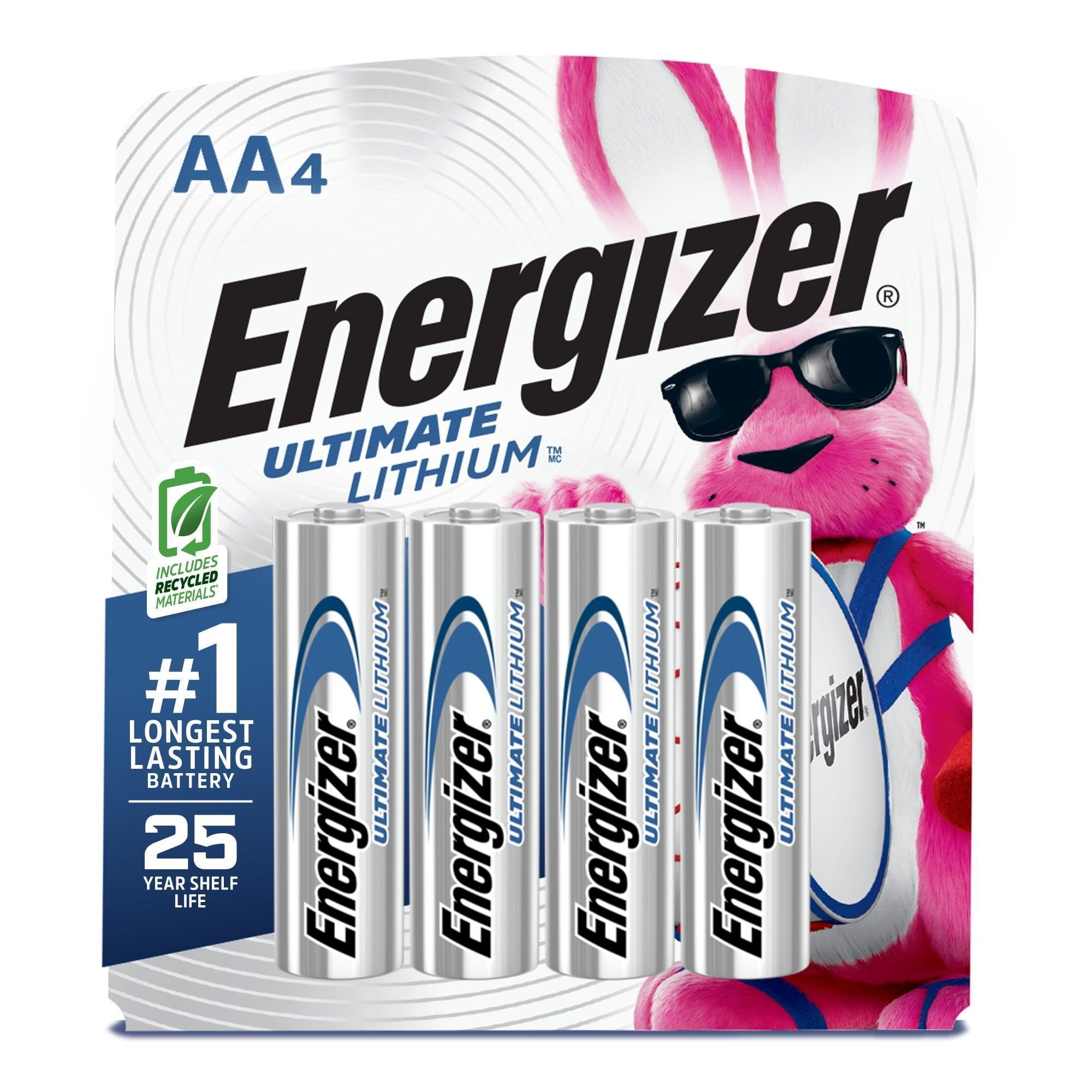 Energizer Ultimate Lithium AA Batteries (4 Pack) – Long-Lasting Power for High-Tech Devices - ClubOn
