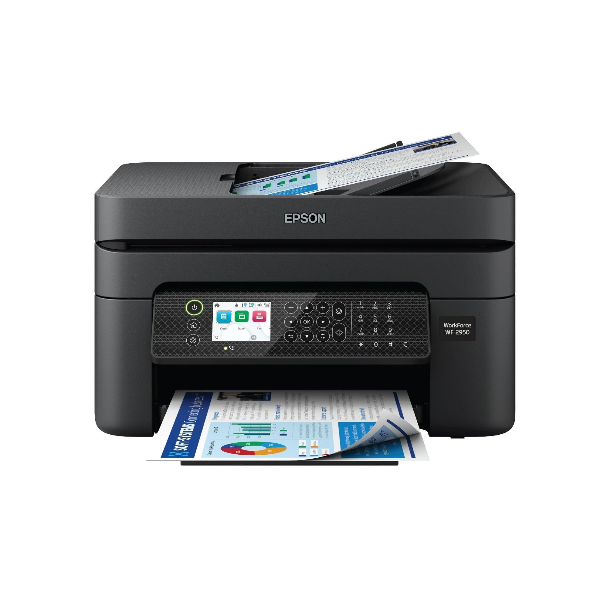Epson WorkForce WF-2950 All-in-One Wireless Color Printer – Scanner, Copier, Fax - ClubOn