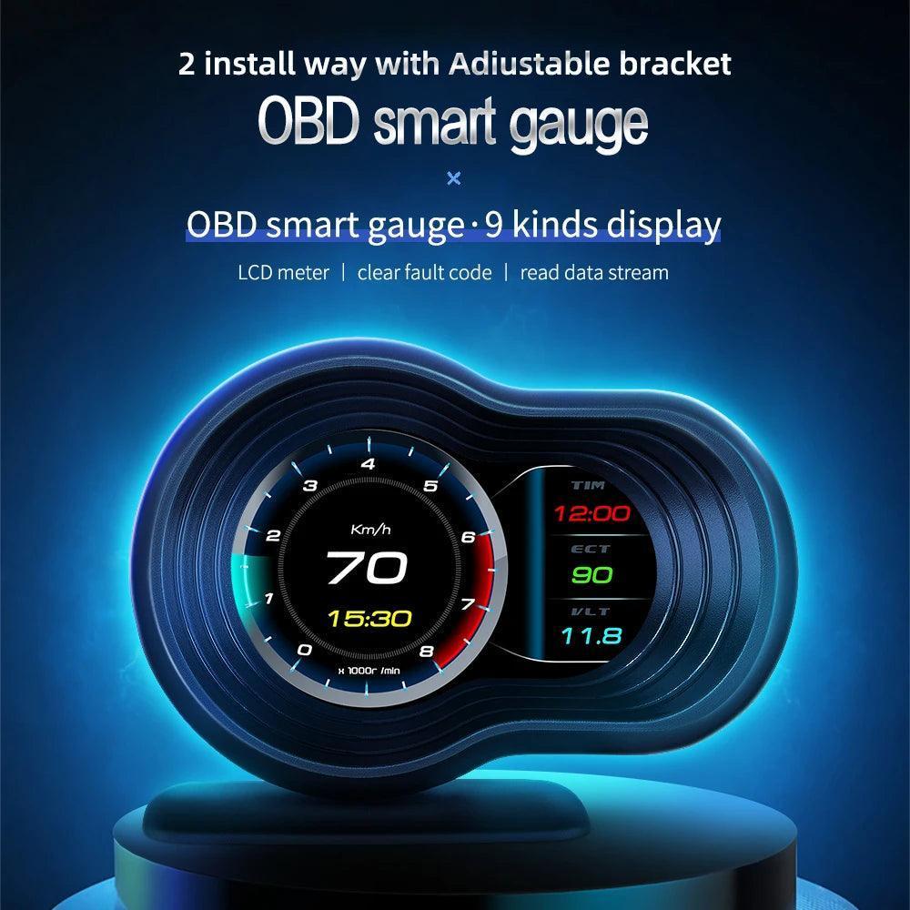 F9 Head-Up Display Projector - OBD2+GPS Smart Car Electronics - ClubOn