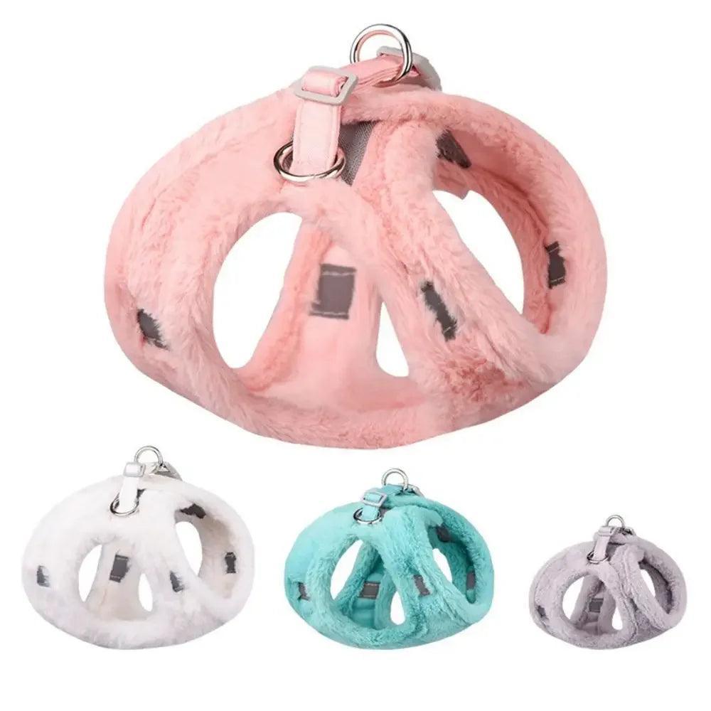 Fashion Solid Colors Dog Harness & Leash for Winter - ClubOn