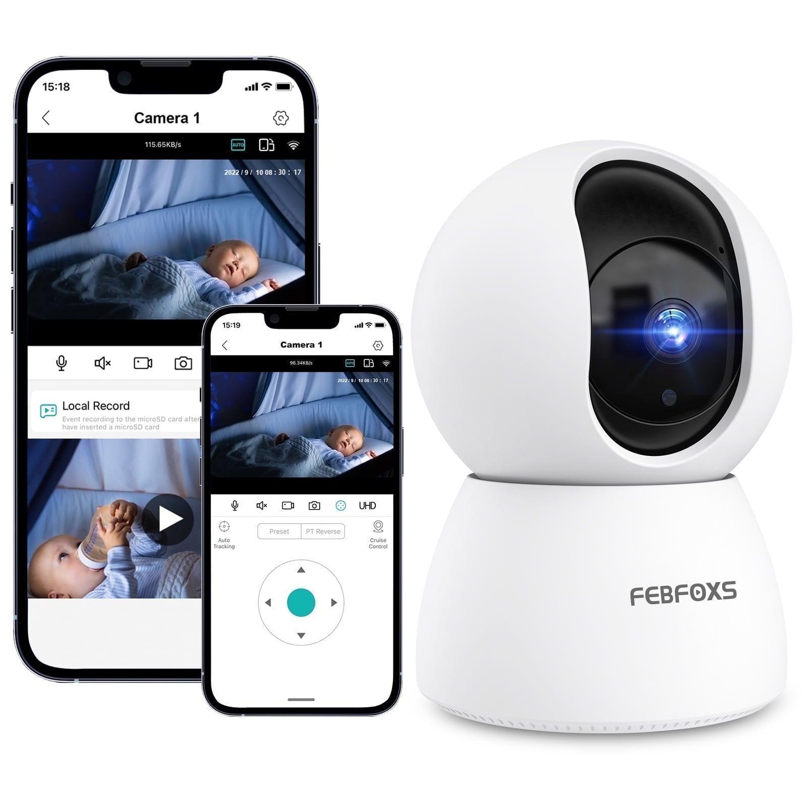 FEBFOXS 1080P Baby Monitor Security Camera - Home Security Solution - ClubOn