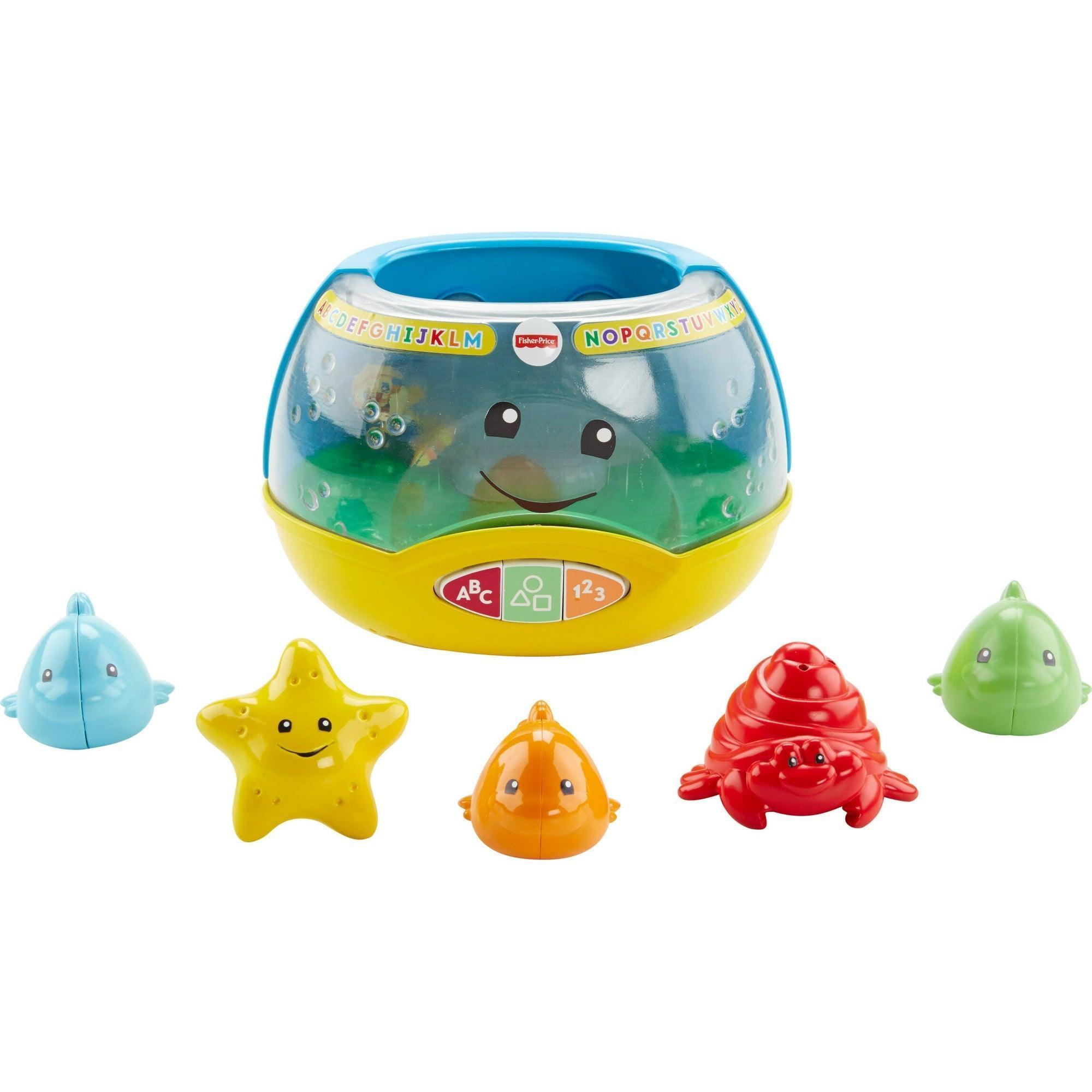 Fisher-Price Laugh & Learn Magical Lights Fishbowl, Baby & Toddler Musical Learning Toy - ClubOn