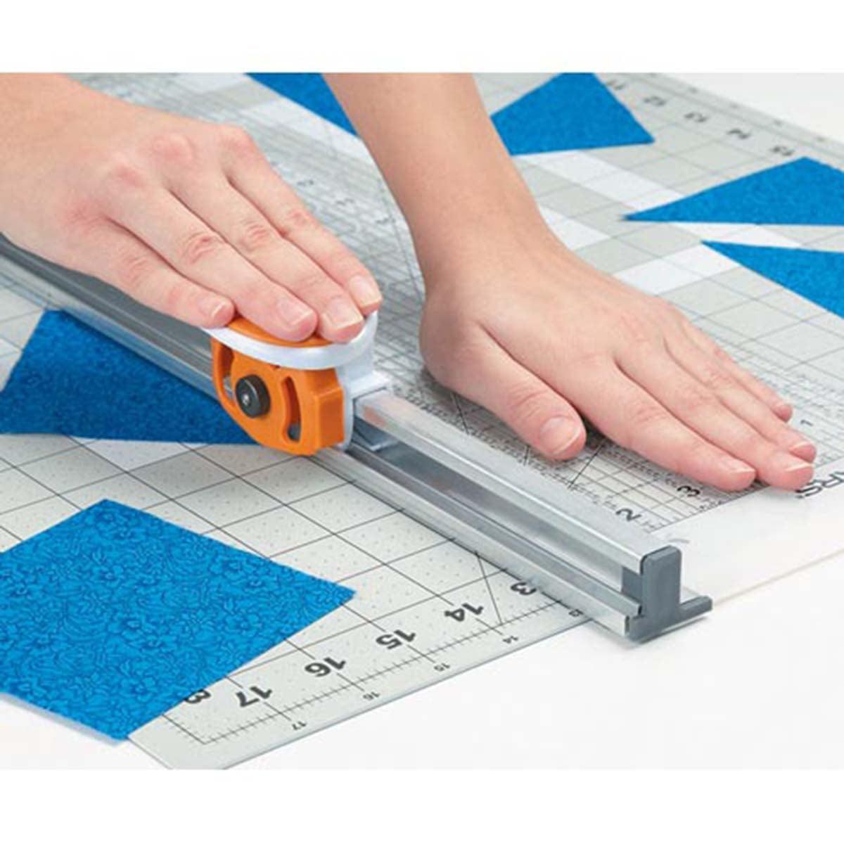 Fiskars Rotary Cutter and Ruler Combo – 24"L x 6"W Fabric Cutter with Gridlines - ClubOn