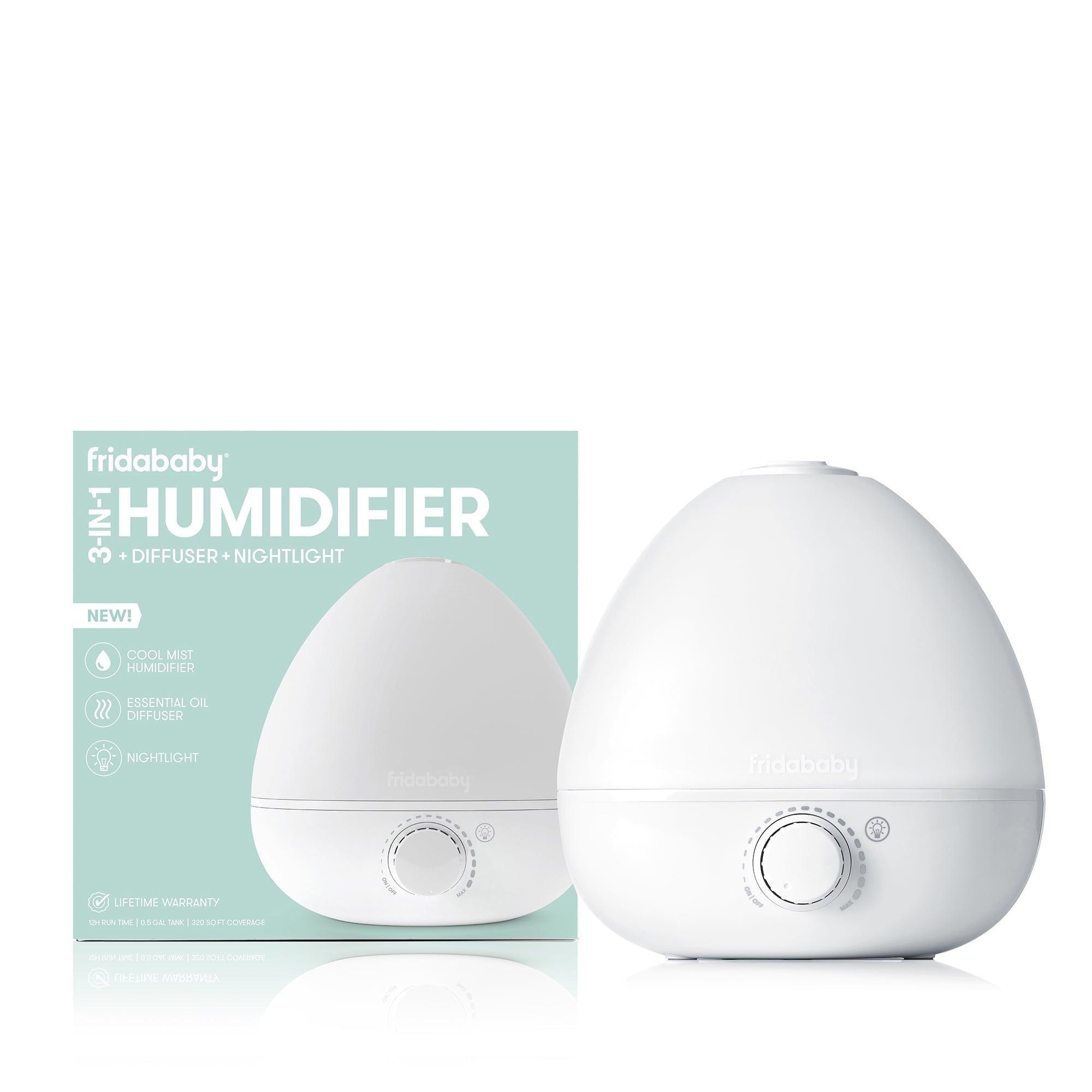 Frida Baby 3-in-1 Humidifier, Diffuser, and Nightlight – Cool Mist Vaporizer - ClubOn