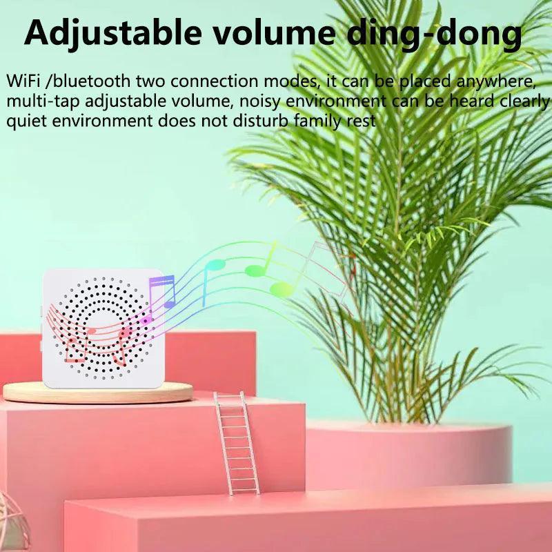 Wireless Security Smart WiFi Doorbell Intercom Video Camera Door Ring Bell Chime - ClubOn