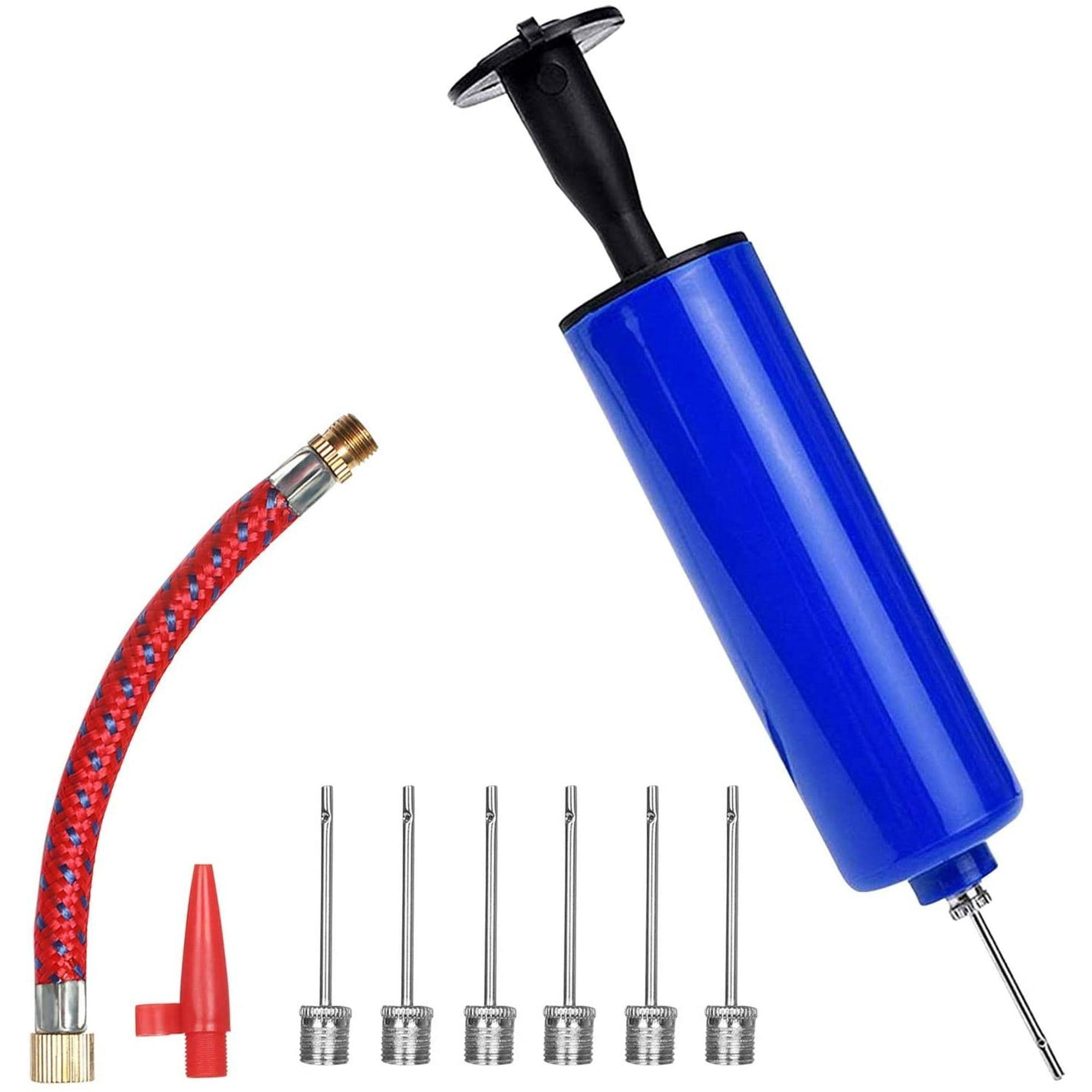 GIUGT Mini Hand Air Pump Ball Inflator Kit – Portable with Needle, Nozzle, Extension Hose for Basketball, Football, Soccer, Bike - ClubOn