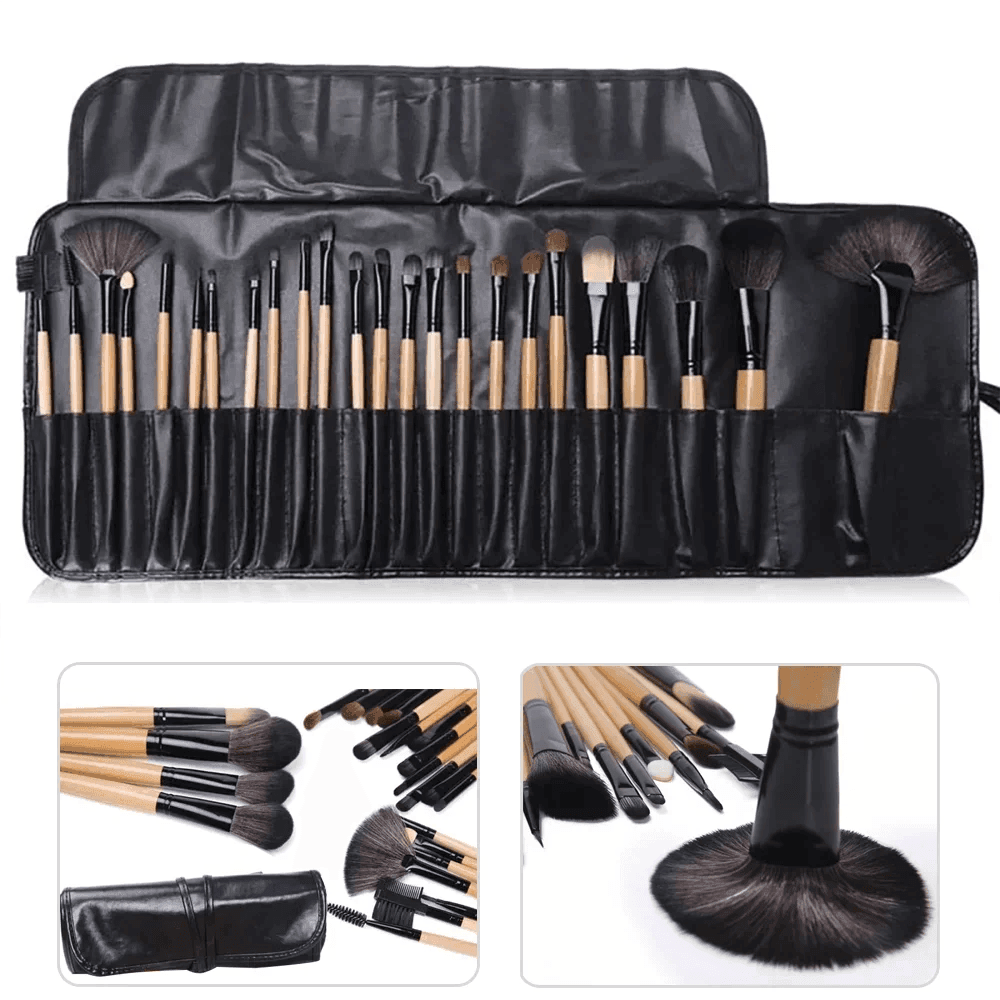 24pcs Gift Makeup Brush Set - Professional Cosmetics Tools - ClubOn