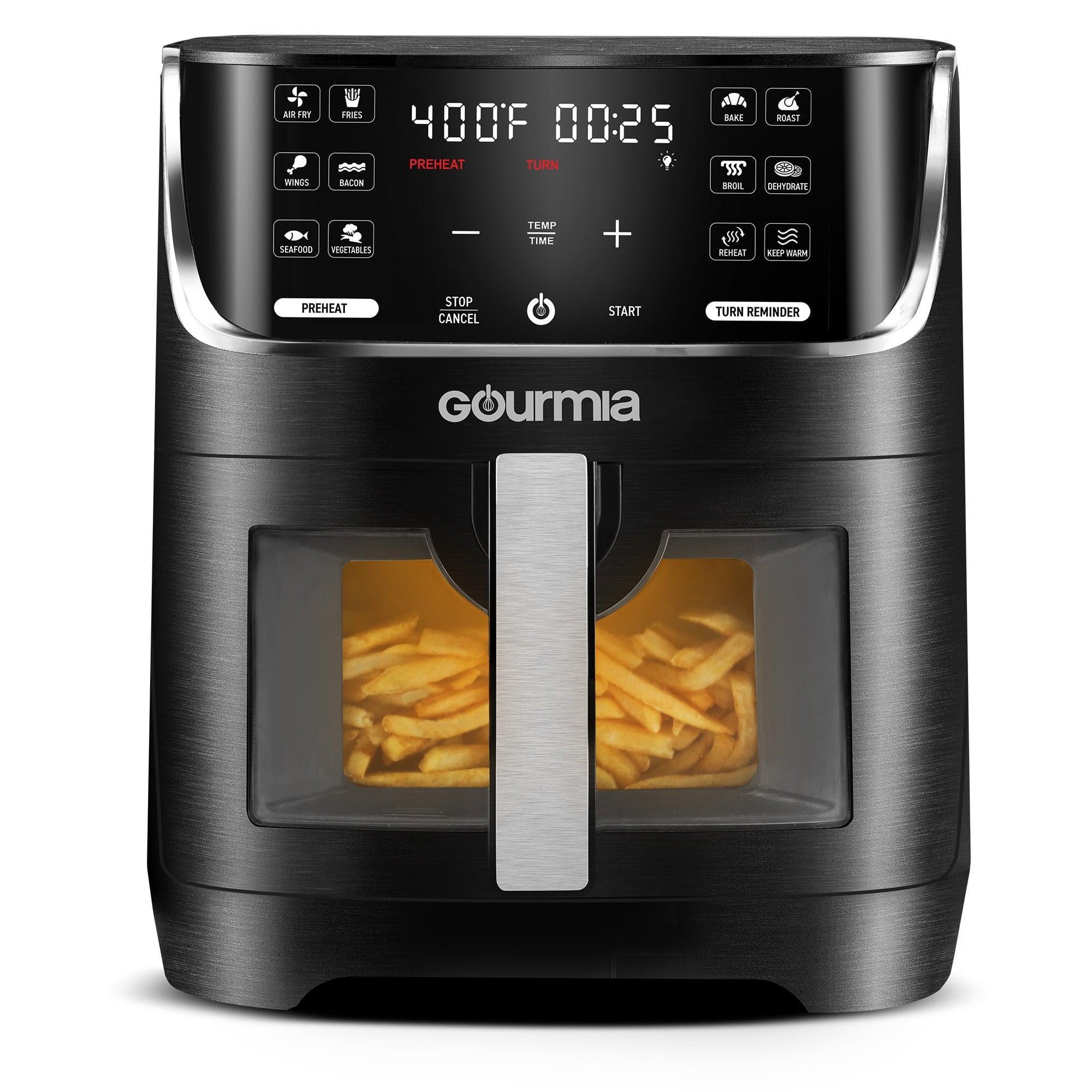 Gourmia 8 Qt Digital Window Air Fryer with 12 One-Touch Presets, GAF824 - ClubOn