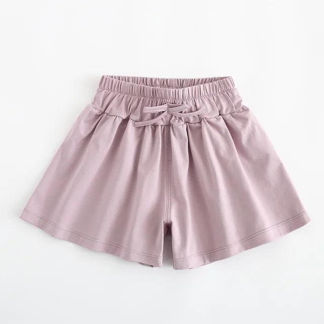 Summer Girls' Cotton Trousers Skirt | Beach Shorts - ClubOn
