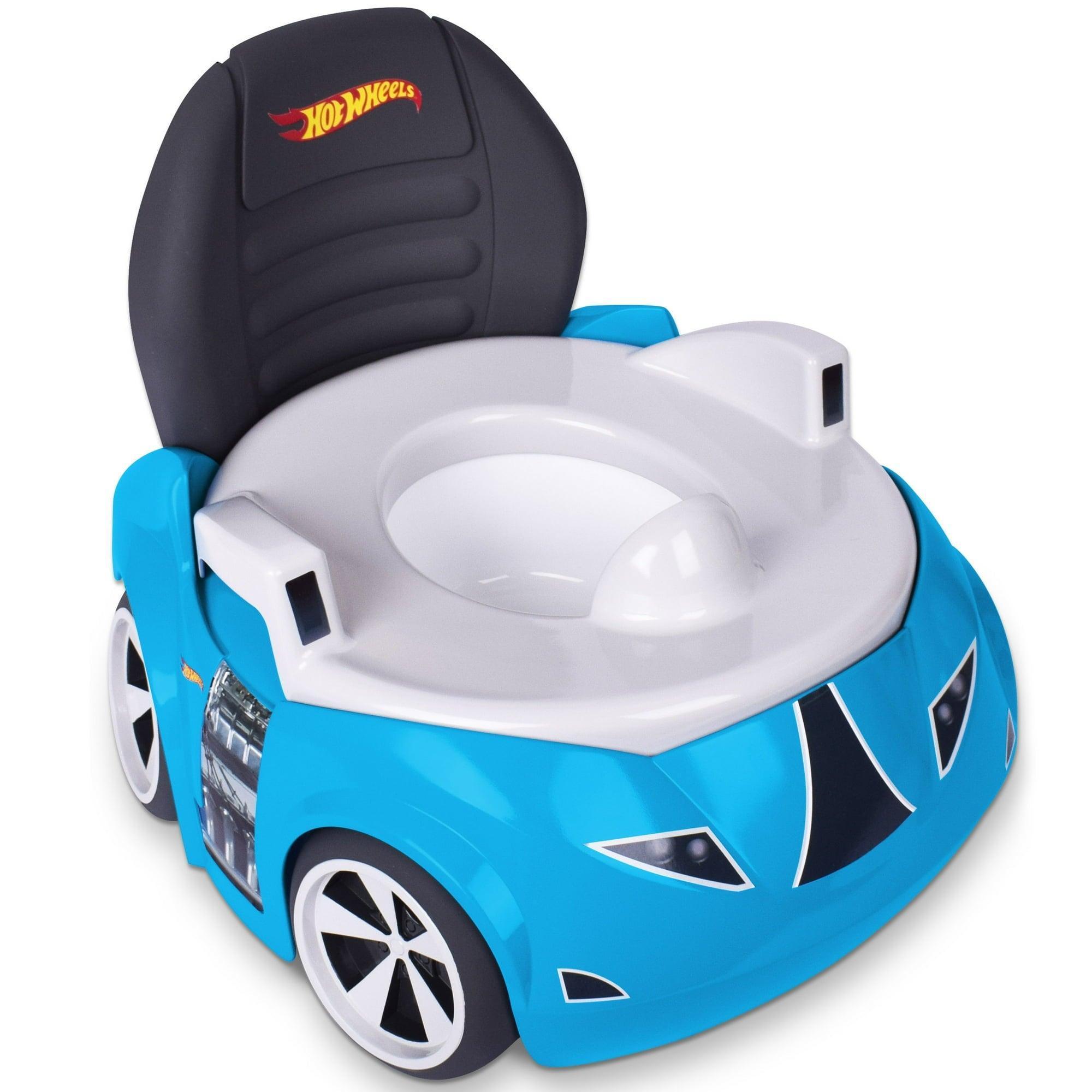 Hot Wheels Blue Race Car Potty Training Toilet, Detachable Seat, Toddlers 12+ Months - ClubOn