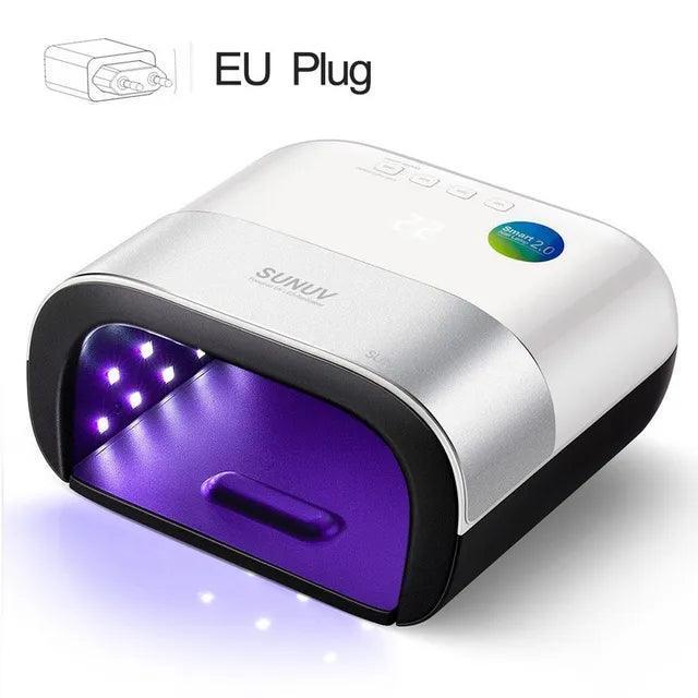 SUNUV SUN3 Smart 2.0 Nail Dryer – 48W UV LED Lamp with Smart Timer & Digital Display - ClubOn