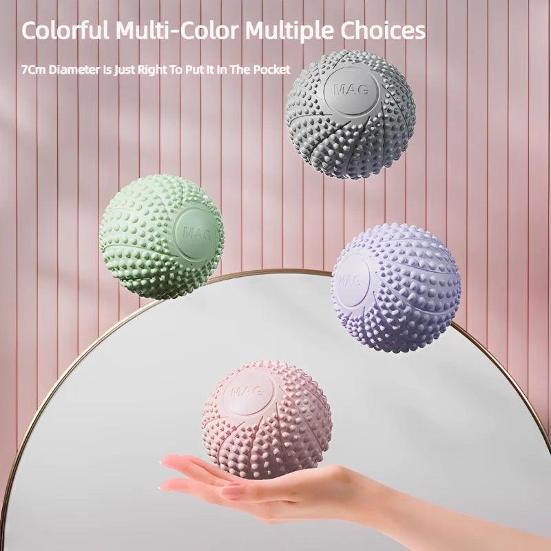 Magnetic Therapy Spiky Massage Ball for Foot & Body Relaxation - ClubOn