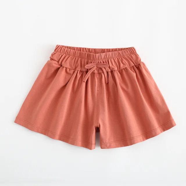 Summer Girls' Cotton Trousers Skirt | Beach Shorts - ClubOn