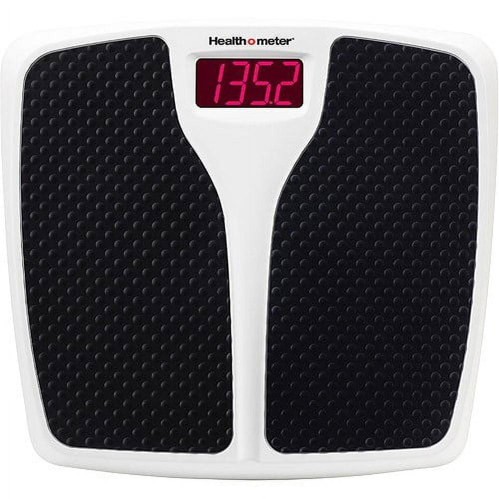 Health o meter Digital Body Weight Scale, Black and White, 350lb Capacity - ClubOn