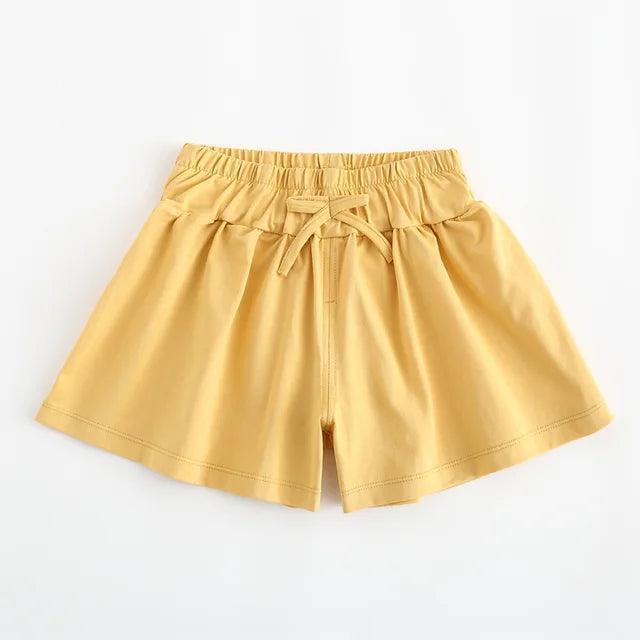Summer Girls' Cotton Trousers Skirt | Beach Shorts - ClubOn
