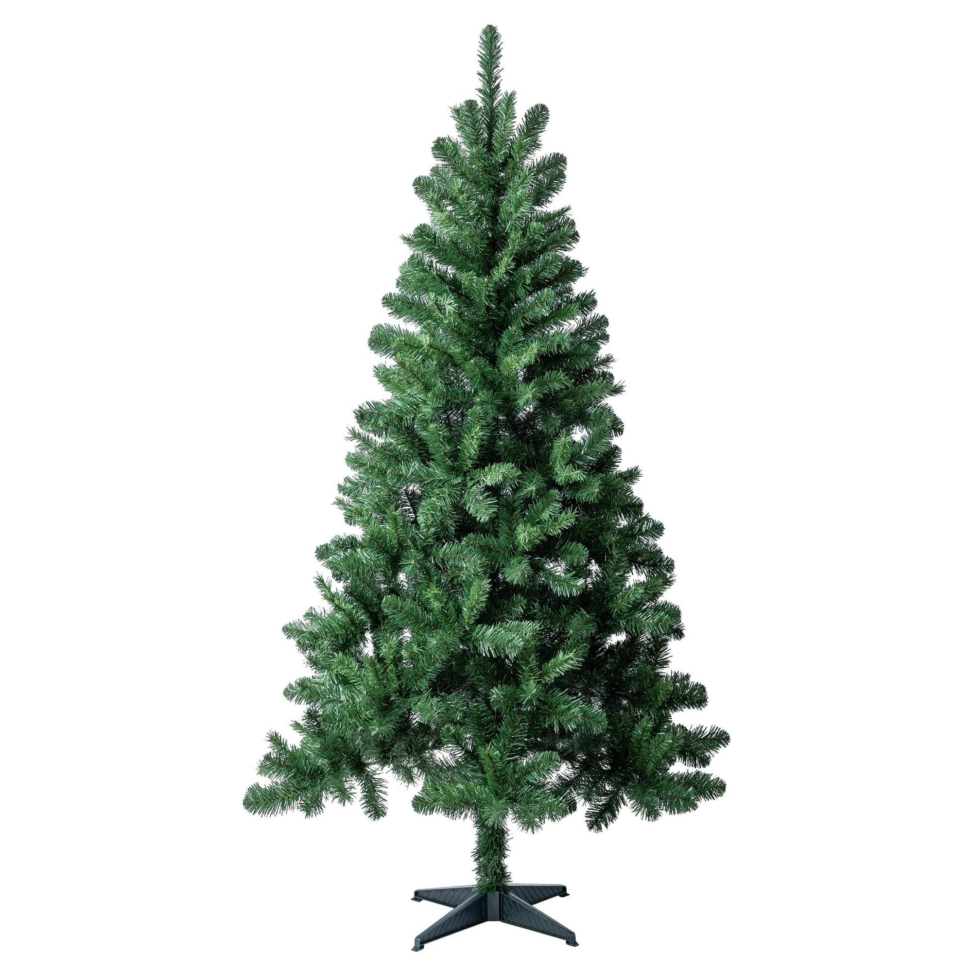 6.5 ft Un-Lit Jackson Spruce Artificial Christmas Tree with Stand, by Holiday Time - ClubOn