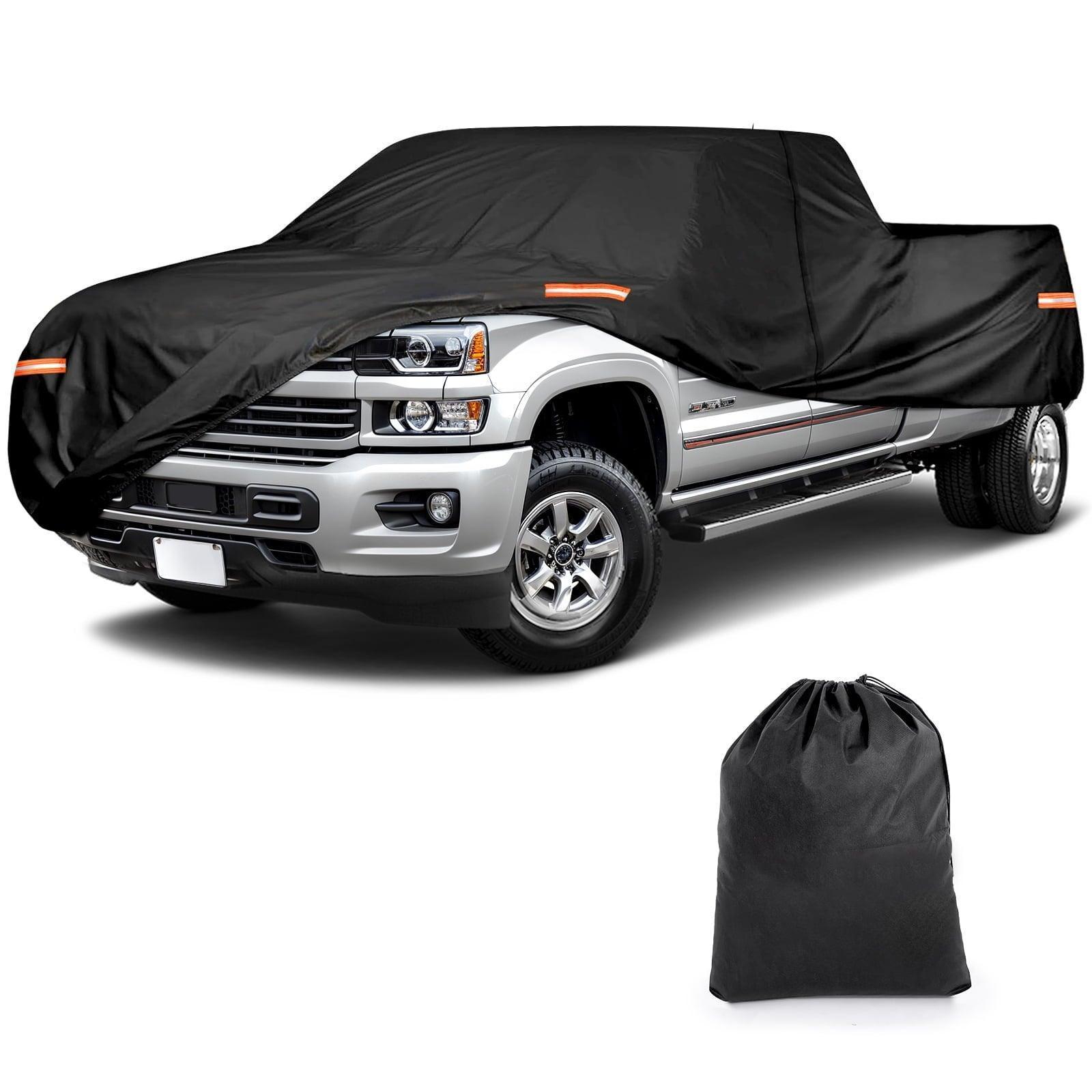 Truck Cover Waterproof All Weather, 10 Layers, Windproof, UV, Snow, Rain & Dust Resistant, Large 250"x80"x68", for Indoor & Outdoor Use - ClubOn