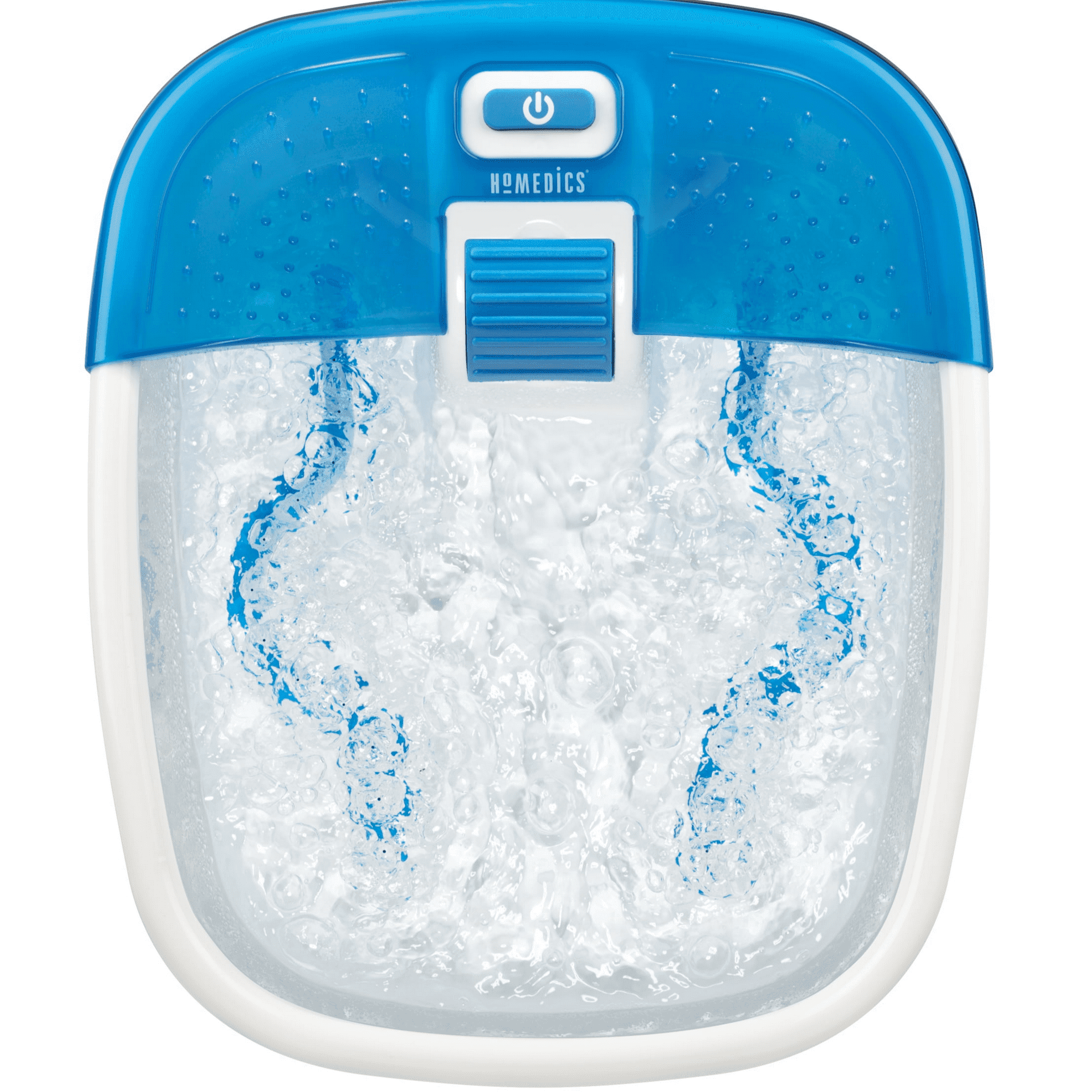 Homedics Bubble Bliss® Deluxe Foot Spa - Massaging Bubbles, Blue - ClubOn