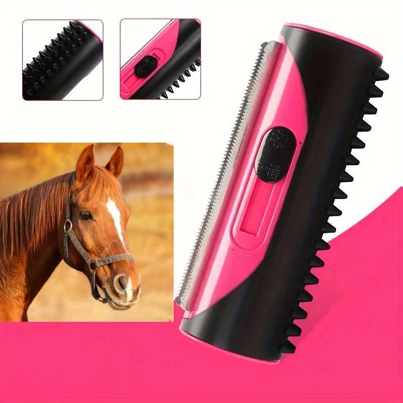 Horse Hair Roller Comb & Pet Hair Removal Brush | Cleaning Tool - ClubOn