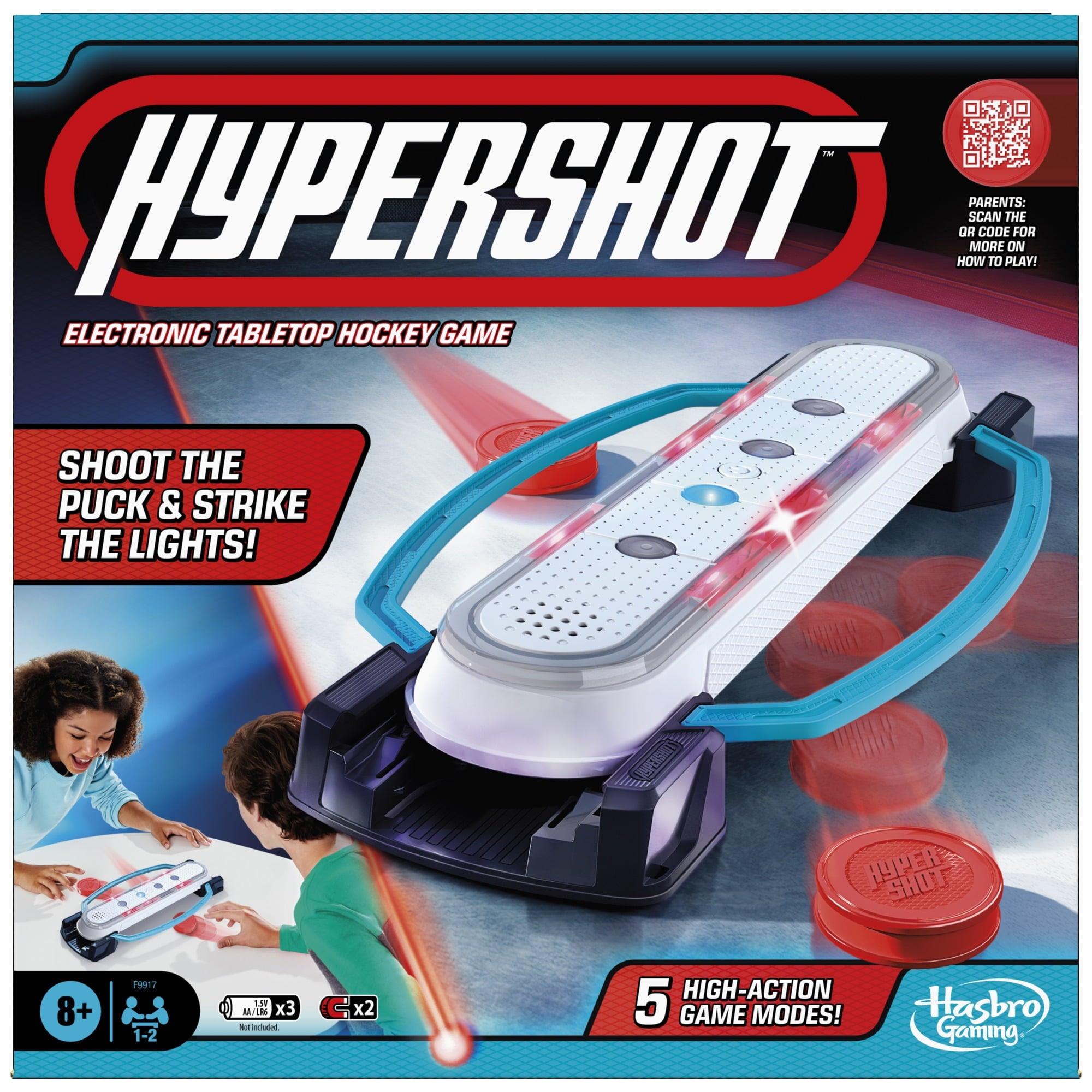 Hypershot Electronic Tabletop Hockey Game, Kids Board Game for 1-2 Players, Ages 8+ - ClubOn