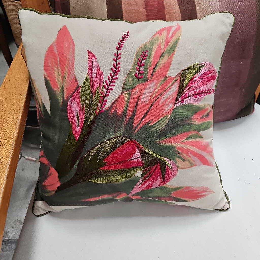 Sunflower Embroidery Pillow Cover – Decorative Cushion Cover - ClubOn