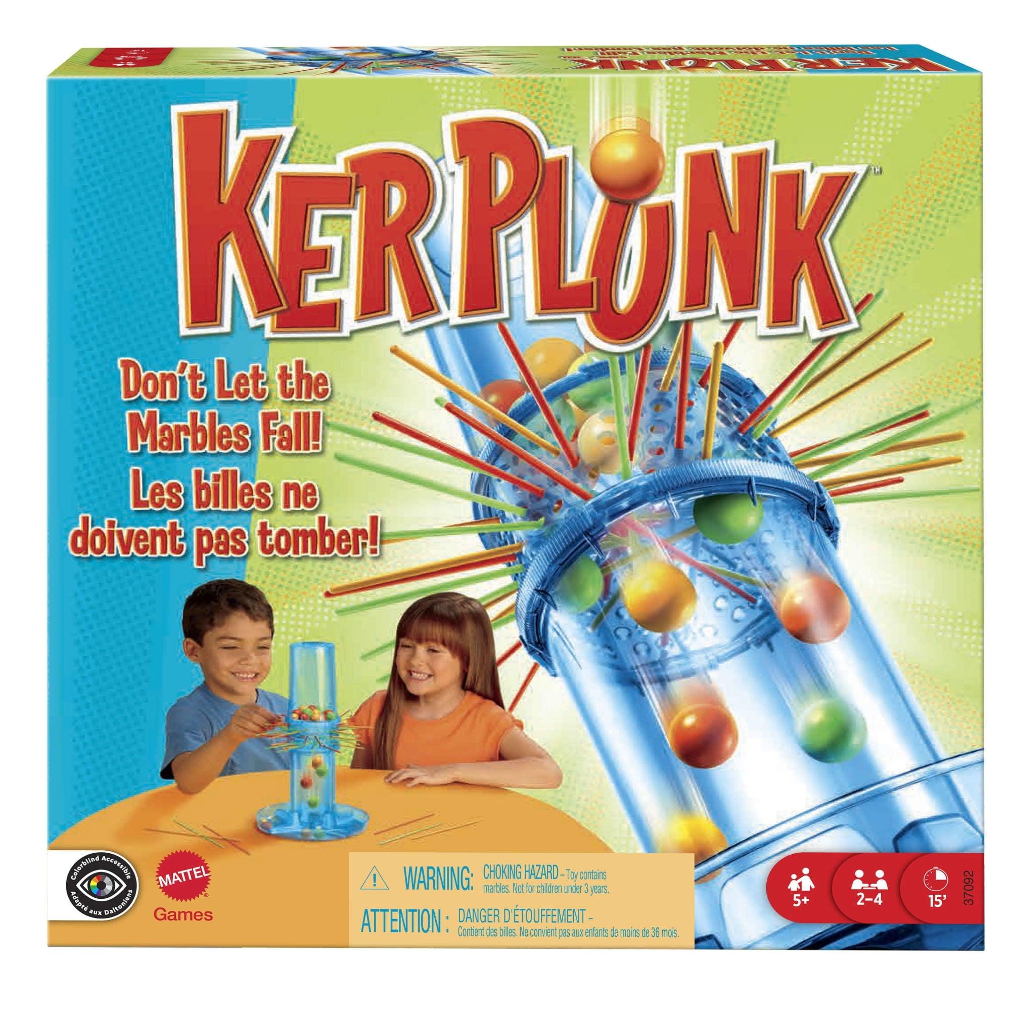 KerPlunk Kids Game, Family Game for 2-4 Players, Fun for Kids & Adults - ClubOn