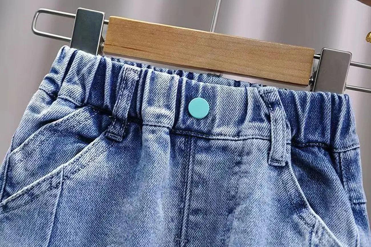 Kids' Ultra Soft Elastic Jeans - ClubOn