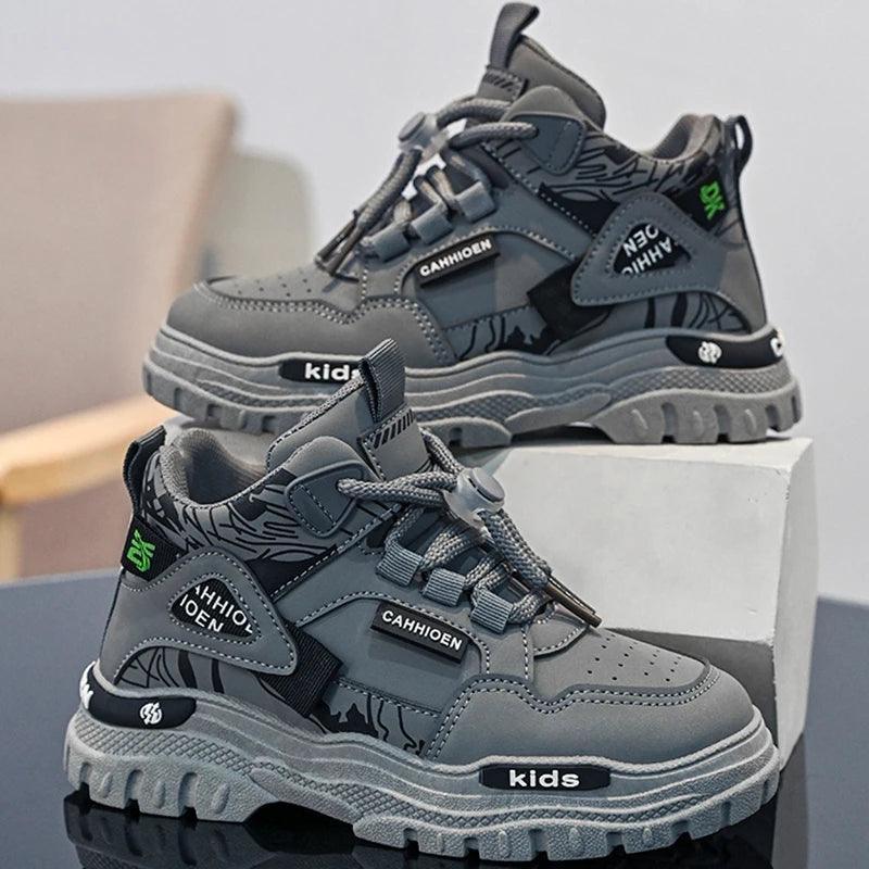 Trendy High Top Sneakers for Kids - Comfortable & Stylish - ClubOn