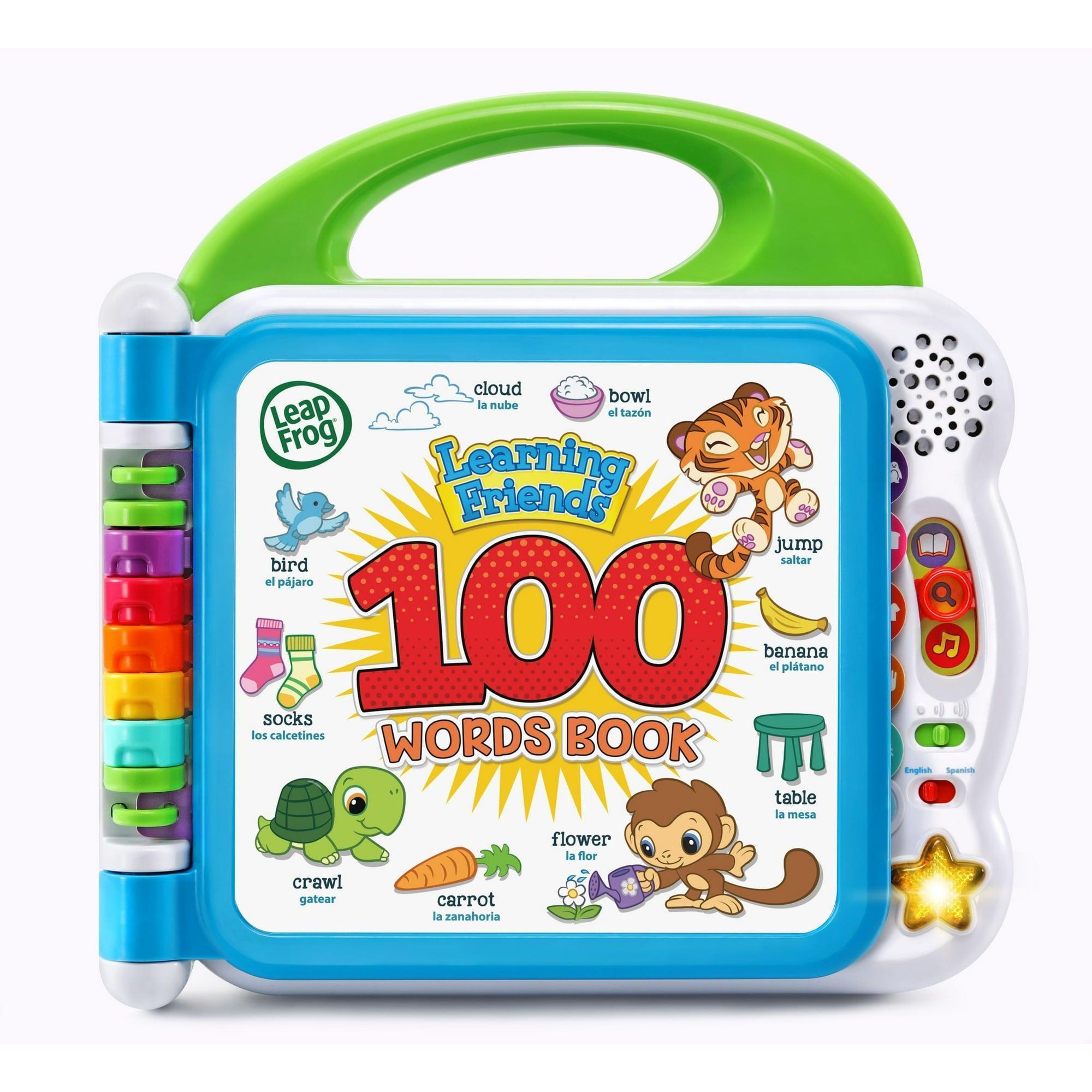 LeapFrog Learning Friends 100 Words Book, Alphabet Toys for Baby and Toddler - ClubOn