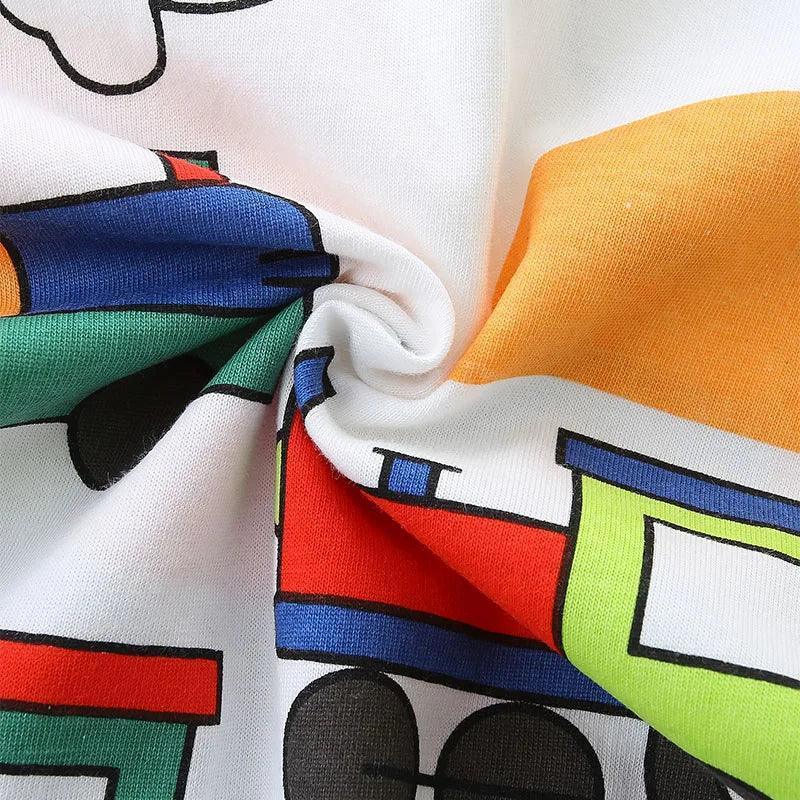 Little Maven Cartoon Train T-Shirts for Baby Boys (2-7Y) - ClubOn