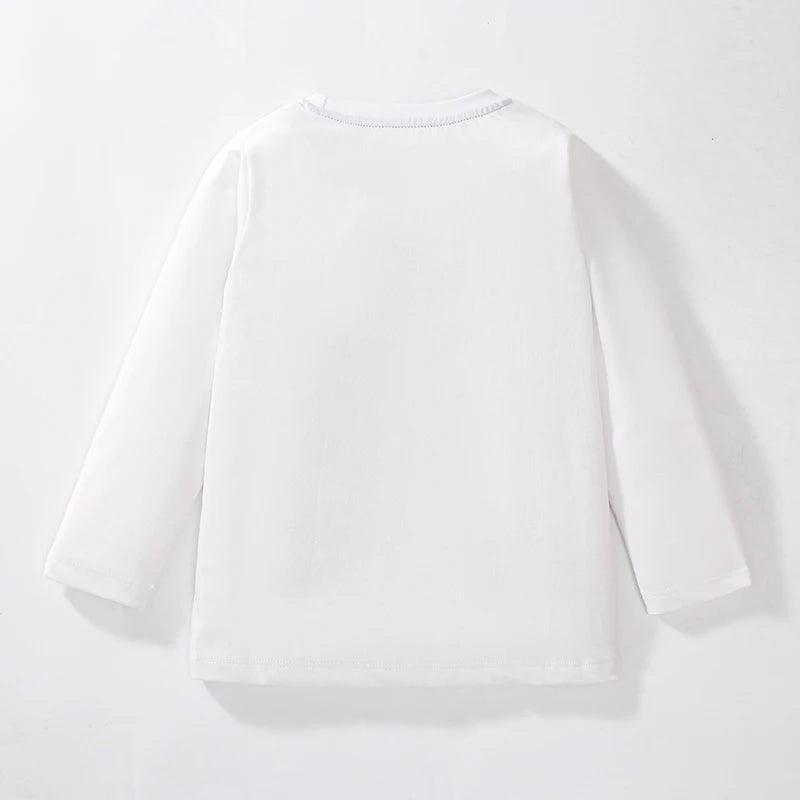 Little Maven Cartoon Excavator Long Sleeve Tee for Boys - ClubOn