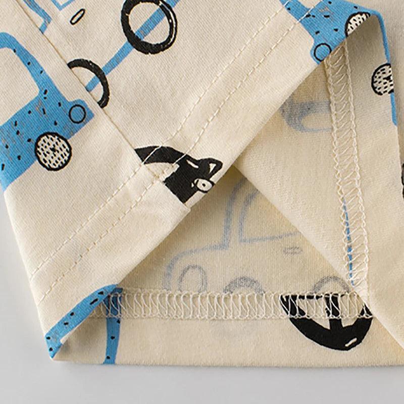 Little Maven Kids T-Shirt with Cute Cars Pattern - ClubOn