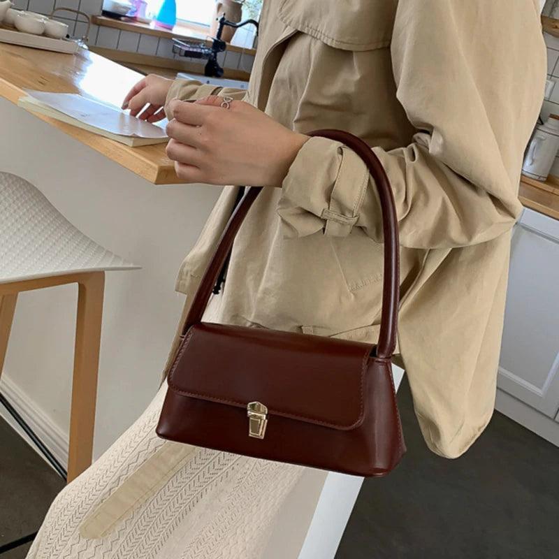Luxury Brand Solid Color Crossbody Bag for Women - ClubOn