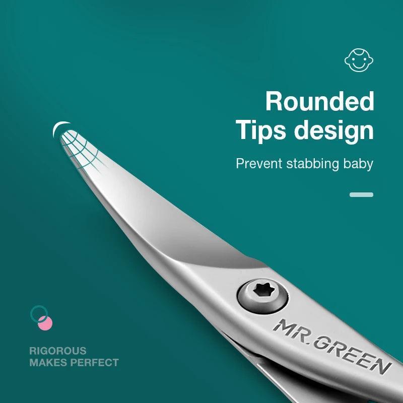 MR.GREEN Baby Safety Nail Scissors: Nail Care Tool for Newborns - ClubOn
