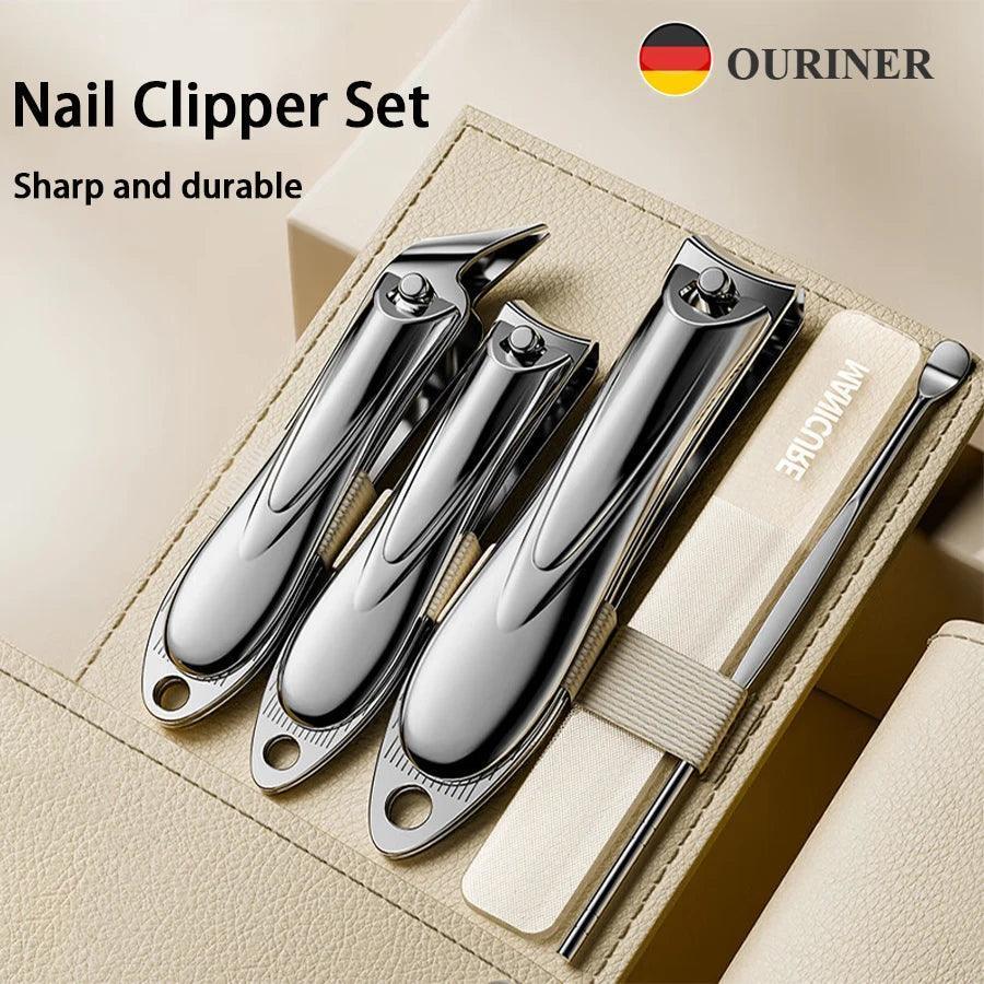 Manicure Set – 5-Piece Nail Clipper Kit, Grooming Tools for Travel & Gifts - ClubOn