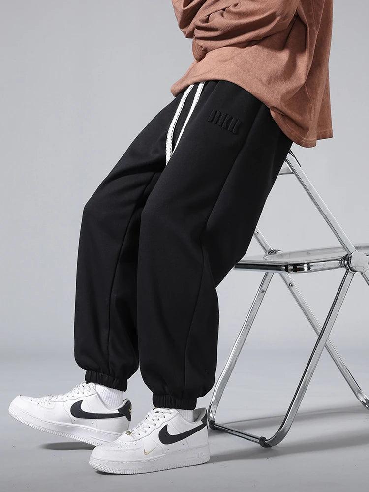 Men's Jogger Cotton Sweatpants - Hip Hop Baggy Harem Pants with Sting Banding - ClubOn