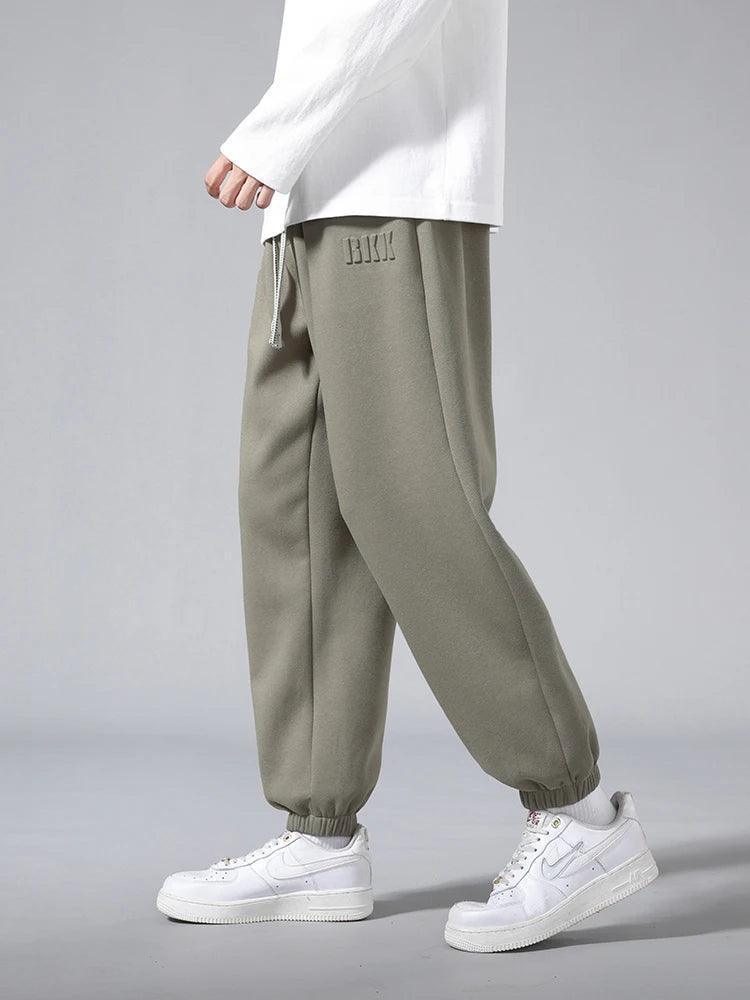 Men's Jogger Cotton Sweatpants - Hip Hop Baggy Harem Pants with Sting Banding - ClubOn