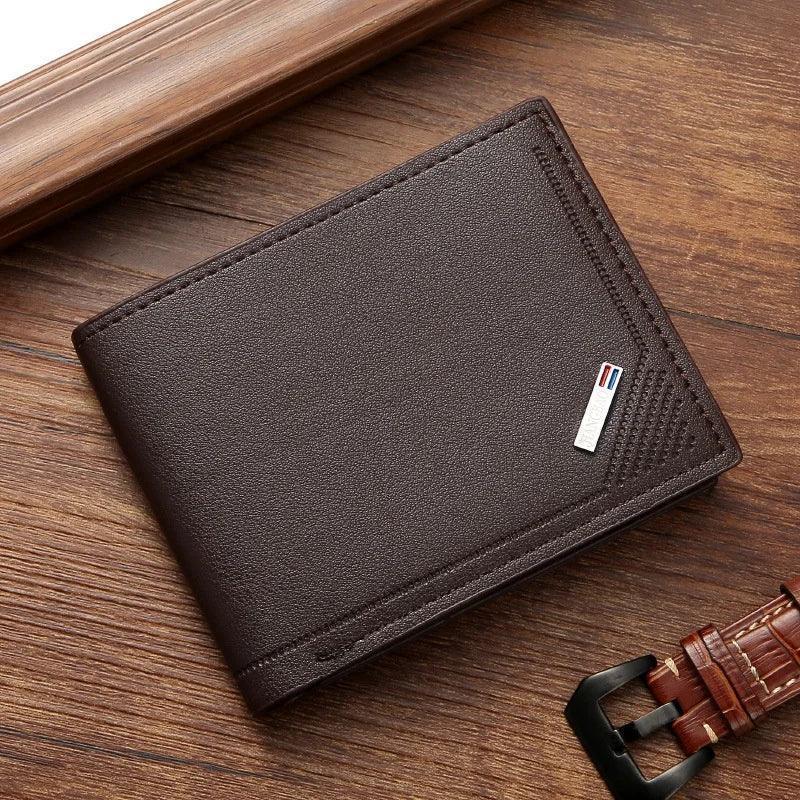 Men's Ultra-Thin Short Wallet - Exquisite Card Holder - ClubOn