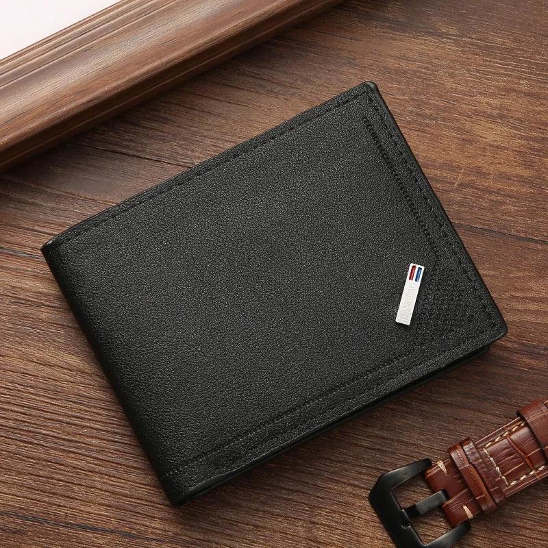 Men's Ultra-Thin Short Wallet - Exquisite Card Holder - ClubOn