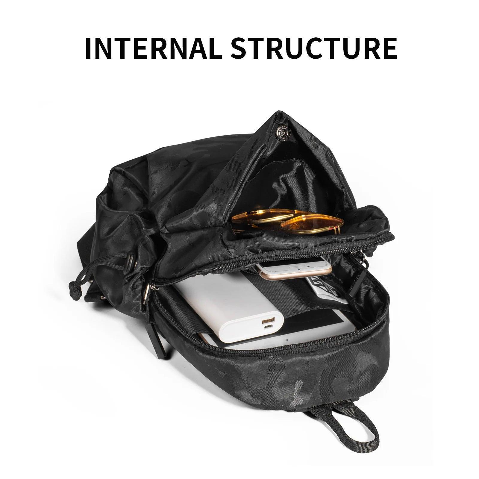 Men's Crossbody Bag - Portable Large Capacity Chest Bag - ClubOn