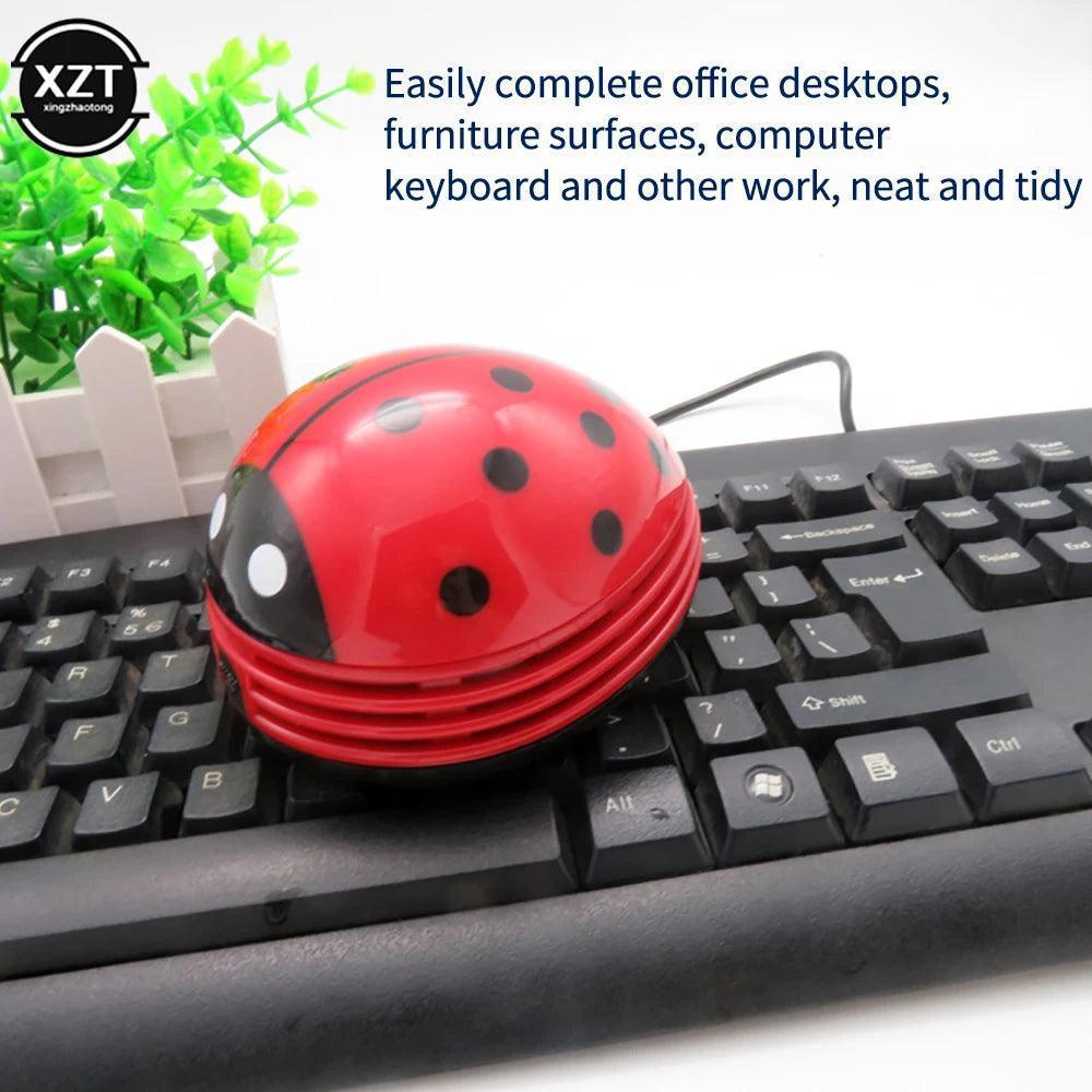 Mini Ladybug Vacuum Cleaner | Desktop Dust Collector - ClubOn