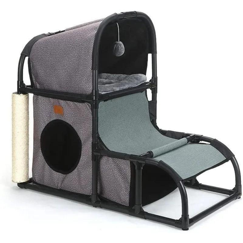 Modern Condo Cat Tree | Large Scratching Post & Climber - ClubOn