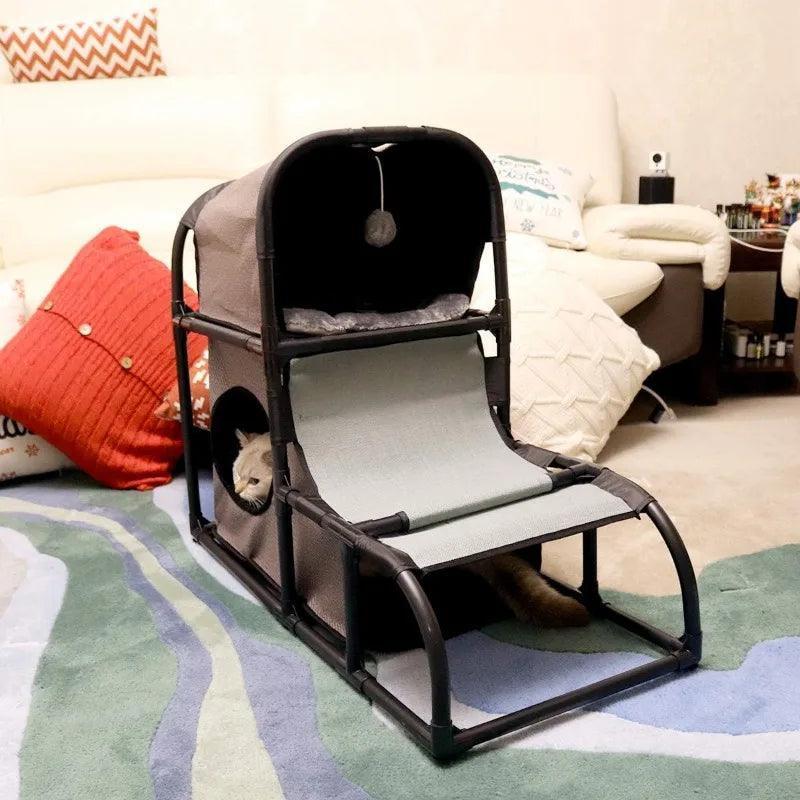 Modern Condo Cat Tree | Large Scratching Post & Climber - ClubOn